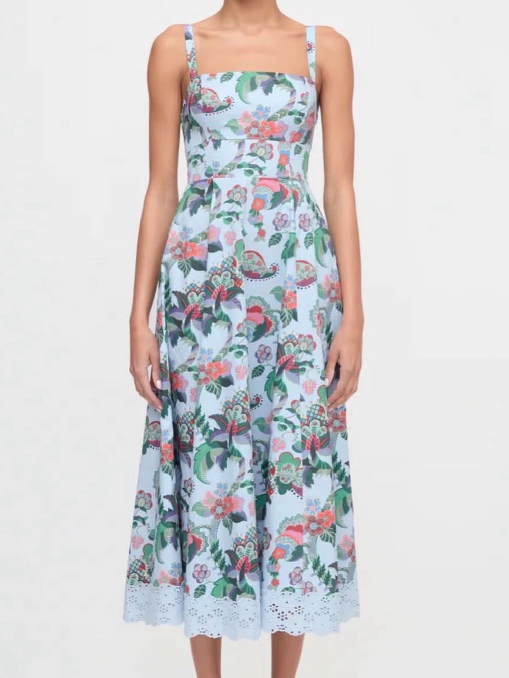 HILL HOUSE HOME
The Margot Dress in Light Blue Jungle